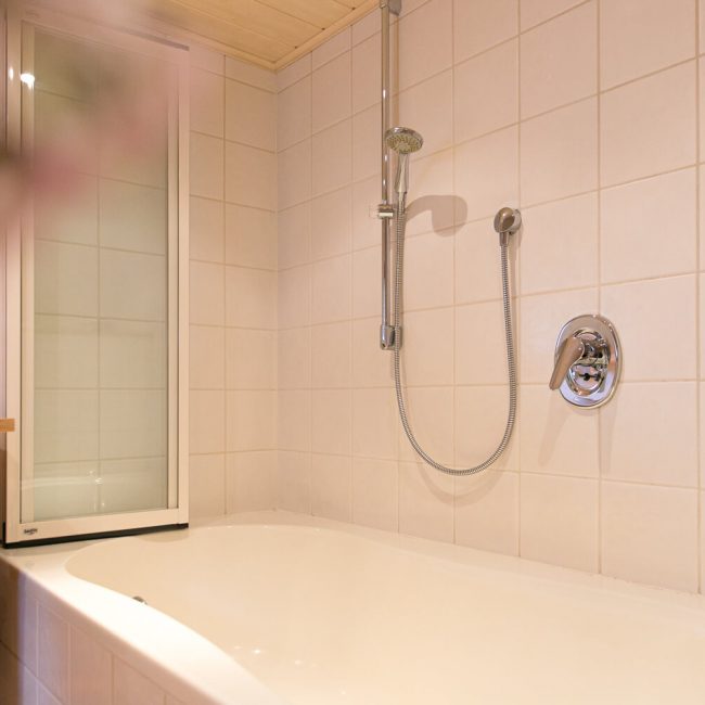 Badezimmer des Ferienhauses "Alte Mühle"